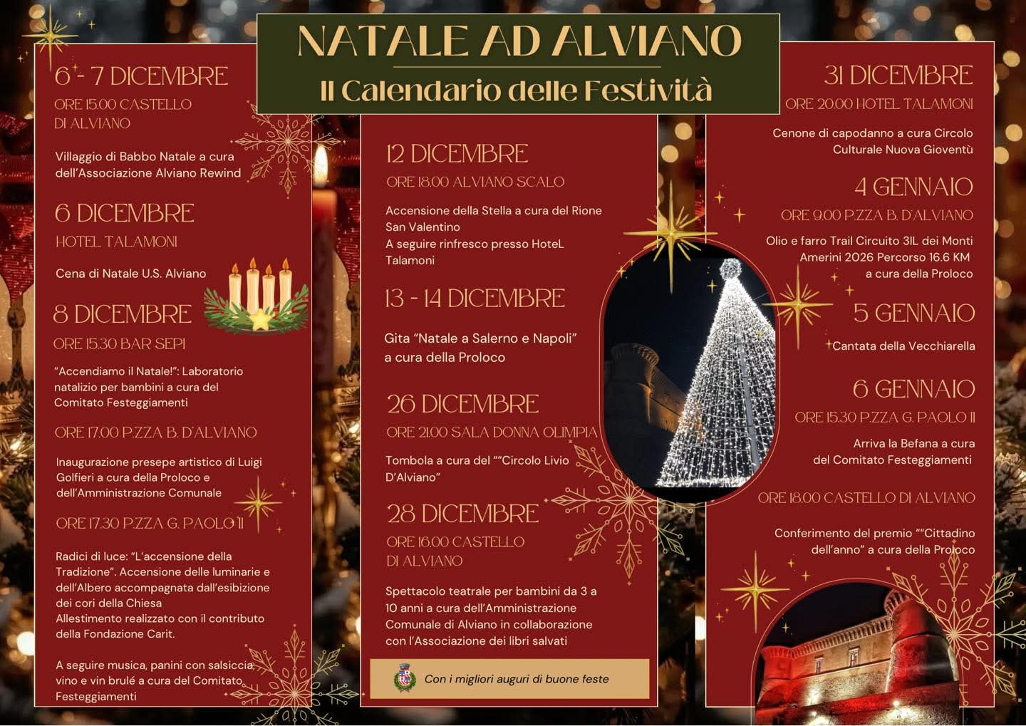 Programme of Natale ad Alviano 2025